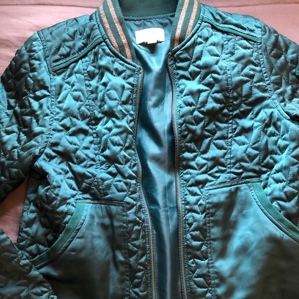 Jolt teal jacket